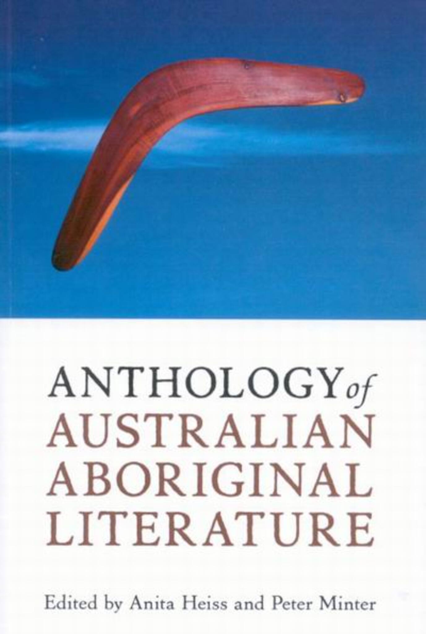 Cover image for Anthology of Australian Aboriginal Literature ISBN 9780773534599